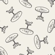 table doodle seamless pattern background N5
