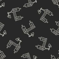 table doodle seamless pattern background N10