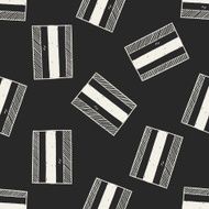 Thailand flag doodle seamless pattern background N2