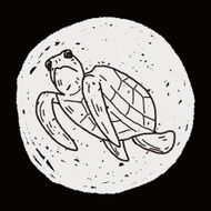 Tortoise doodle N7