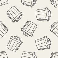 trash can doodle drawing N14