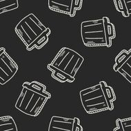 trash can doodle drawing N15