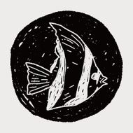 Tropical fish doodle N18