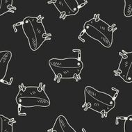 tube doodle seamless pattern background N2