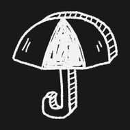 umbrella doodle drawing N23
