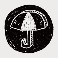 umbrella doodle drawing N25