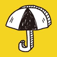 umbrella doodle drawing N29