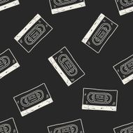 vhs doodle seamless pattern background N2