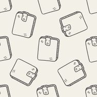 wallet doodle drawing N15
