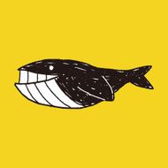 Whale doodle N12