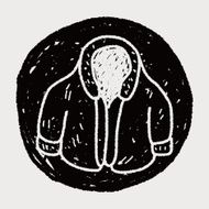 winter coat doodle N6