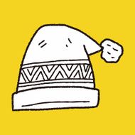 winter hat doodle N23