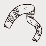 winter scarf doodle N15