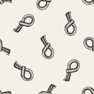 winter scarf doodle seamless pattern background N2