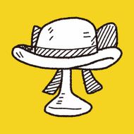 woman hat doodle N3