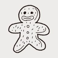 gingerbread man doodle N22