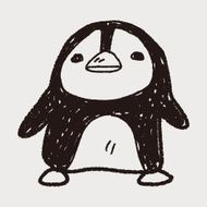 penguin doodle N14