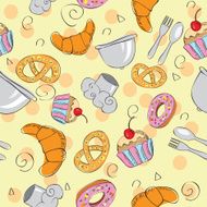 Food seamless background N4