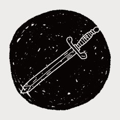 Sword doodle N25