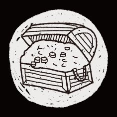 treasure chest doodle N11
