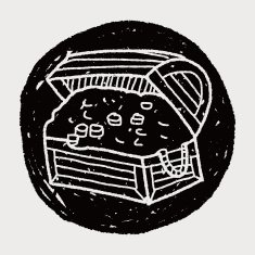 treasure chest doodle N13