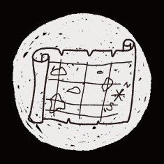treasure map doodle N7