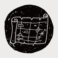 treasure map doodle N8