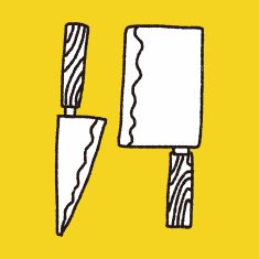Doodle Kitchen knife N3