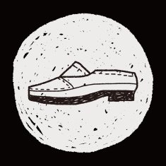 doodle leather shoe N7