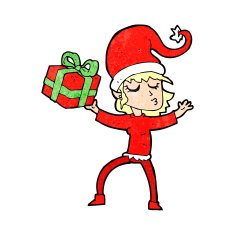 santa's helper cartoon N4