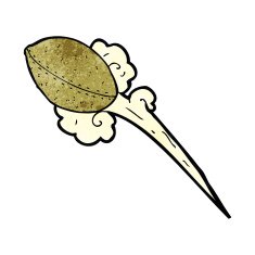 throwing football cartoon N2