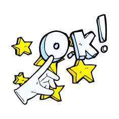 cartoon ok symbol N4