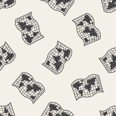 doodle map seamless pattern background N3