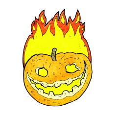 Cartoon Pumpkin N16