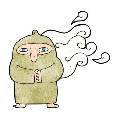 cartoon smelly monk N2