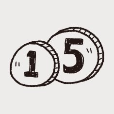 doodle money coin N15