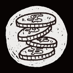 doodle money coin N22