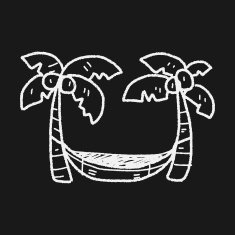 doodle palm bed N3