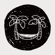 doodle palm bed N4