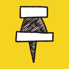 doodle pushpin N14