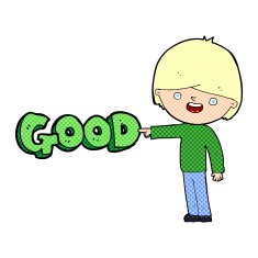 cartoon man pointing out the good N3