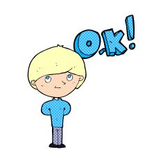 cartoon man thinking OK N5