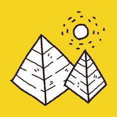 Doodle pyramid N22