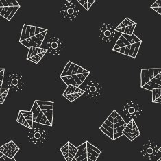 Doodle pyramid seamless pattern background N3