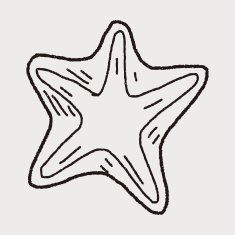 Starfish doodle N5