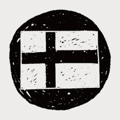 sweden flag doodle N5