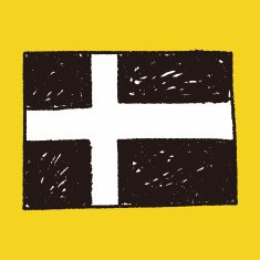sweden flag doodle N6