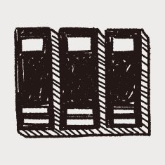 book doodle drawing N16