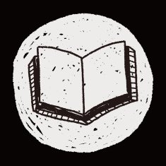 book doodle drawing N20