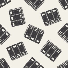 book doodle drawing N25